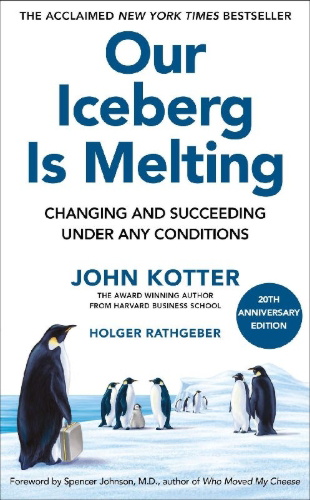 Buchcover und Innenansicht für das Buch: Our Iceberg Is Melting