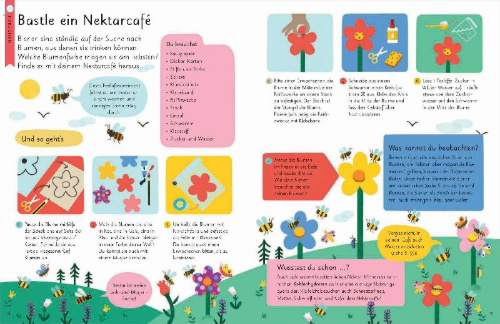 Buchcover und Innenansicht für das Buch: What on earth - Bees