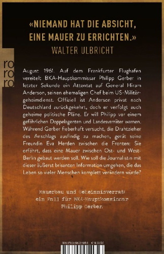 Buchcover und Innenansicht für das Buch: Mauern und Lügen
