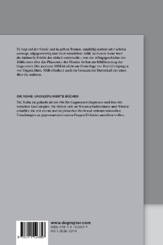 Buchcover und Innenansicht für das Buch: Die Politisierung des Abfalls