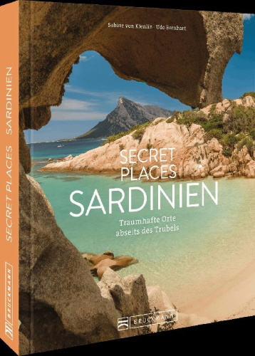 Buchcover und Innenansicht für das Buch: Secret Places Sardinien