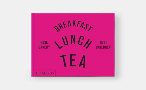 Buchcover und Innenansicht für das Buch: Breakfast, Lunch, Tea with Children