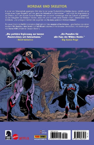 Buchcover und Innenansicht für das Buch: Masters of the Universe: Revolution
