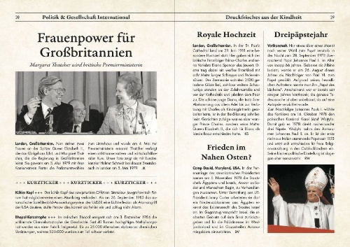 Buchcover und Innenansicht für das Buch: 1976 - Geburtstagskurier