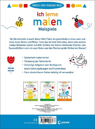 Buchcover und Innenansicht für das Buch: J'apprends à dessiner