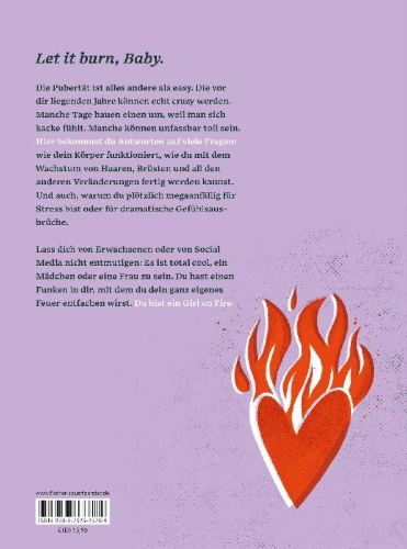 Buchcover und Innenansicht für das Buch: You are a Girl on Fire