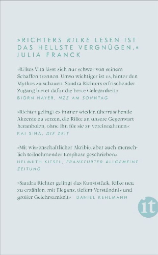 Buchcover und Innenansicht für das Buch: Rainer Maria Rilke oder Das offene Leben