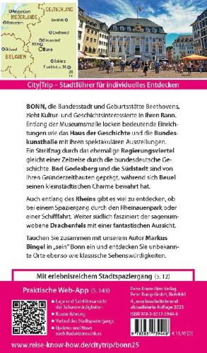 Buchcover und Innenansicht für das Buch: Reise Know-How CityTrip Bonn