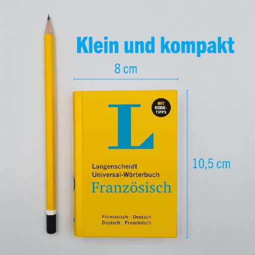 Buchcover und Innenansicht für das Buch: Langenscheidt Universal-Wörterbuch Französisch
