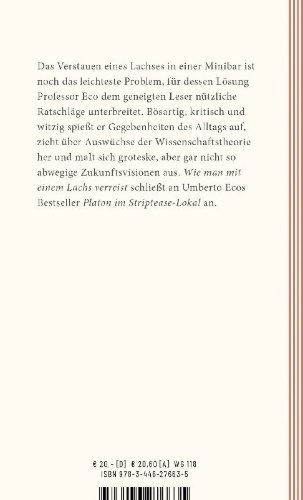 Buchcover und Innenansicht für das Buch: Wie man mit einem Lachs verreist und andere nützliche Ratschläge