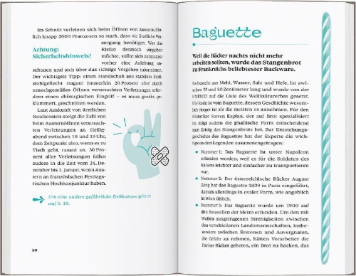 Buchcover und Innenansicht für das Buch: DUMONTs Unnützes Reisewissen Frankreich