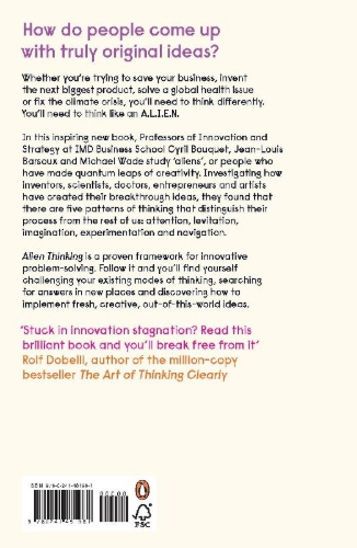 Buchcover und Innenansicht für das Buch: Alien Thinking