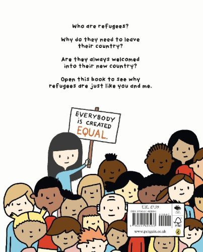 Buchcover und Innenansicht für das Buch: What Is A Refugee?