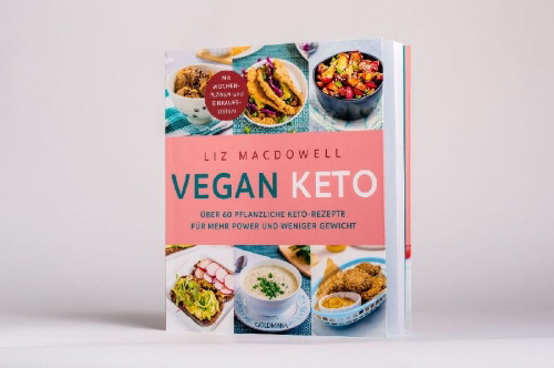 Buchcover und Innenansicht für das Buch: Vegan Keto