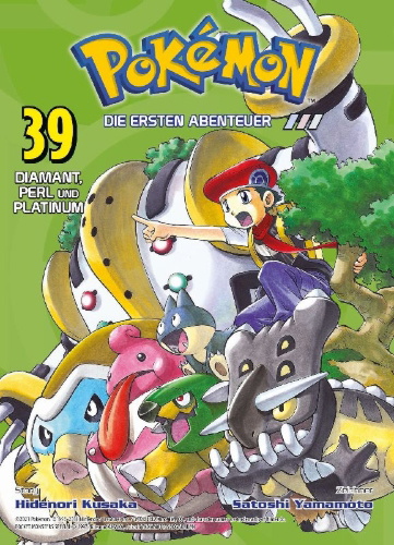 Buchcover und Innenansicht für das Buch: Pokémon - Die ersten Abenteuer 39