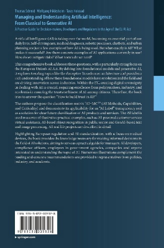 Buchcover und Innenansicht für das Buch: Managing and Understanding Artificial Intelligence: From Classical to Generative AI