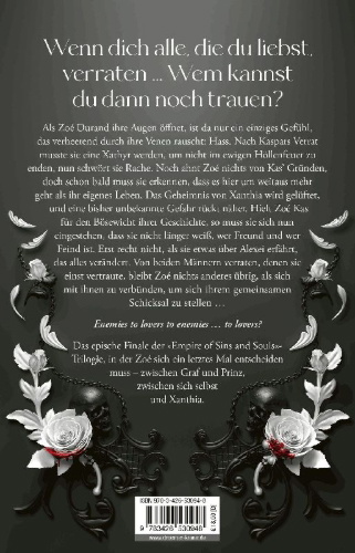 Buchcover und Innenansicht für das Buch: Empire of Sins and Souls 3 - Das zerrissene Herz