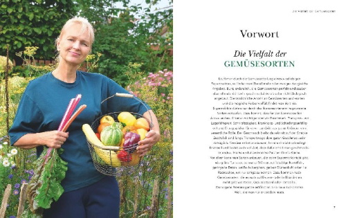 Buchcover und Innenansicht für das Buch: Das große Garten-Gemüse-Buch