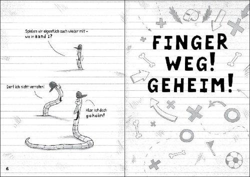 Buchcover und Innenansicht für das Buch: Tims geheimes Fußball-Tagebuch (Band 2) - Ein unnötiger Ballverlust