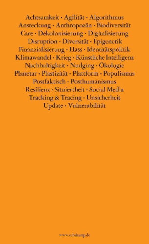 Buchcover und Innenansicht für das Buch: Glossar der Gegenwart 2.0