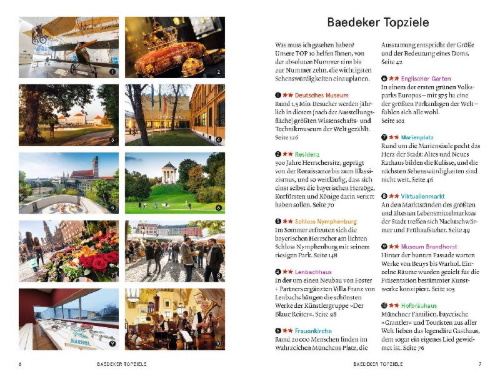 Buchcover und Innenansicht für das Buch: Baedeker SMART Reiseführer München