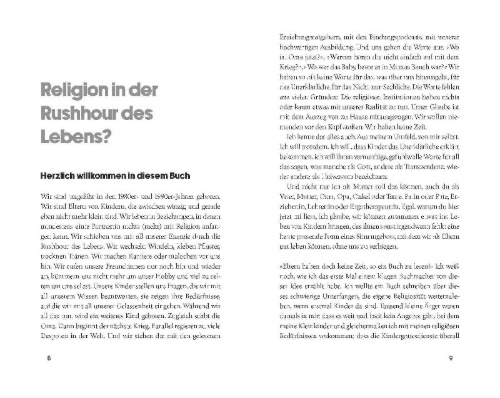 Buchcover und Innenansicht für das Buch: Das Buch für alle, die mit Kindern über Gott sprechen wollen, aber nicht wissen, wie