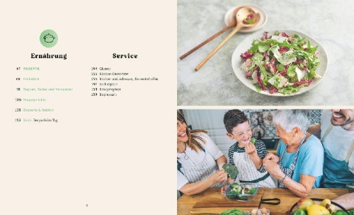 Buchcover und Innenansicht für das Buch: Cholesterin senken