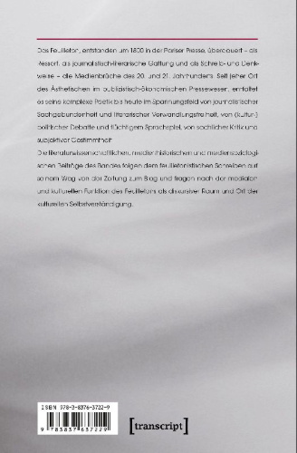 Buchcover und Innenansicht für das Buch: Feuilleton