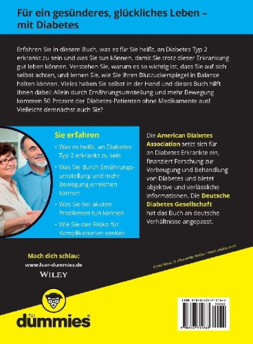 Buchcover und Innenansicht für das Buch: Mit Diabetes Typ 2 leben für Dummies
