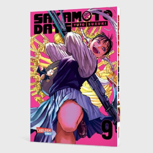 Buchcover und Innenansicht für das Buch: Sakamoto Days