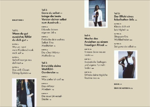 Buchcover und Innenansicht für das Buch: Look good, feel good