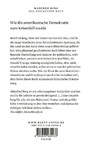 Buchcover und Innenansicht für das Buch: Das gespaltene Haus