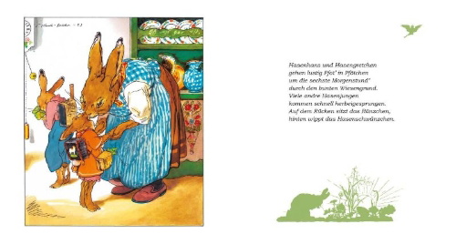 Buchcover und Innenansicht für das Buch: Die Häschenschule 1: Ein lustiges Bilderbuch