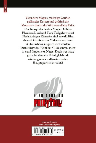 Buchcover und Innenansicht für das Buch: Fairy Tail