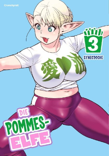 Buchcover und Innenansicht für das Buch: Die Pommes-Elfe - Band 3