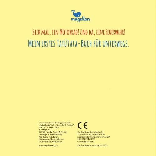 Buchcover und Innenansicht für das Buch: Kleine bunte Welt - Tierkinder & Tatütata