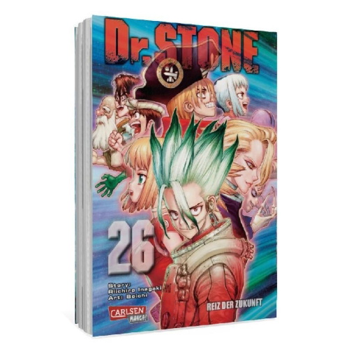 Buchcover und Innenansicht für das Buch: Dr. Stone