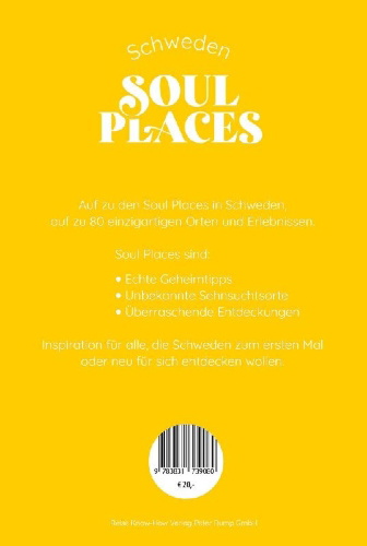 Buchcover und Innenansicht für das Buch: Soul Places Schweden - Die Seele Schwedens spüren