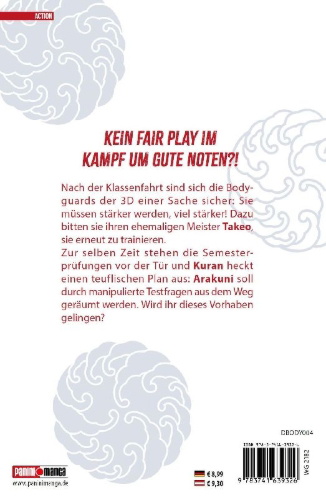 Buchcover und Innenansicht für das Buch: Honeko Akabanes Bodyguard 04