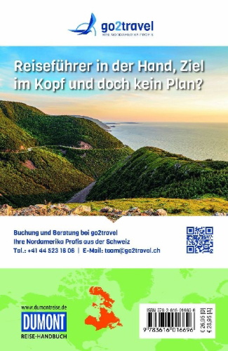 Buchcover und Innenansicht für das Buch: DUMONT Reise-Handbuch Reiseführer Kanada, Der Osten