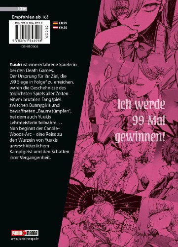Buchcover und Innenansicht für das Buch: Playing Death Games to put Food on the Table: Das Phantom-Mädchen im Spiel des Todes 02