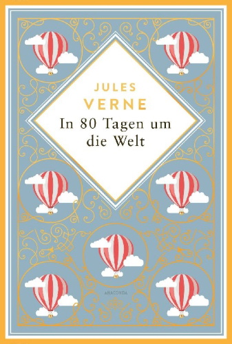 Buchcover und Innenansicht für das Buch: In 80 Tagen um die Welt