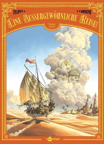 Buchcover und Innenansicht für das Buch: Le voyage extraordinaire