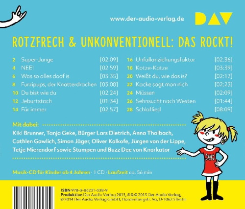 Buchcover und Innenansicht für das Buch: Rotz 'n' Roll Radio