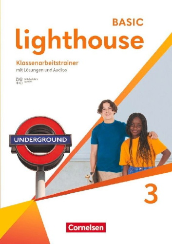 Buchcover und Innenansicht für das Buch: Lighthouse Band 3: 7. Schuljahr. Klassenarbeitstrainer - Mit Audios, Erklärfilmen und Lösungen