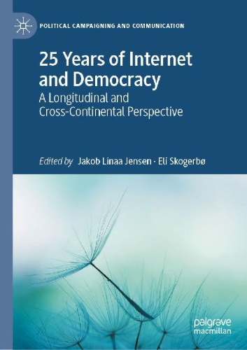 Buchcover und Innenansicht für das Buch: 25 Years of Internet and Democracy