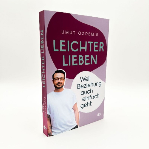 Buchcover und Innenansicht für das Buch: Leichter lieben