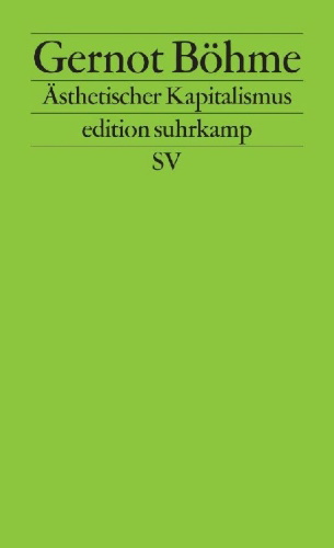 Buchcover und Innenansicht für das Buch: Ästhetischer Kapitalismus
