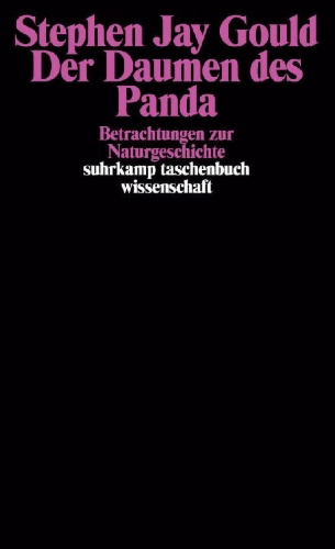 Buchcover und Innenansicht für das Buch: The Panda's Thumb. More Reflections in Natural History, 1980