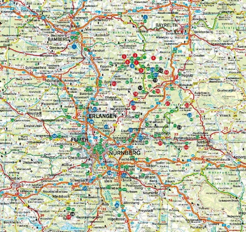 Buchcover und Innenansicht für das Buch: Erlebniswandern mit Kindern Nürnberg - Fränkische Schweiz